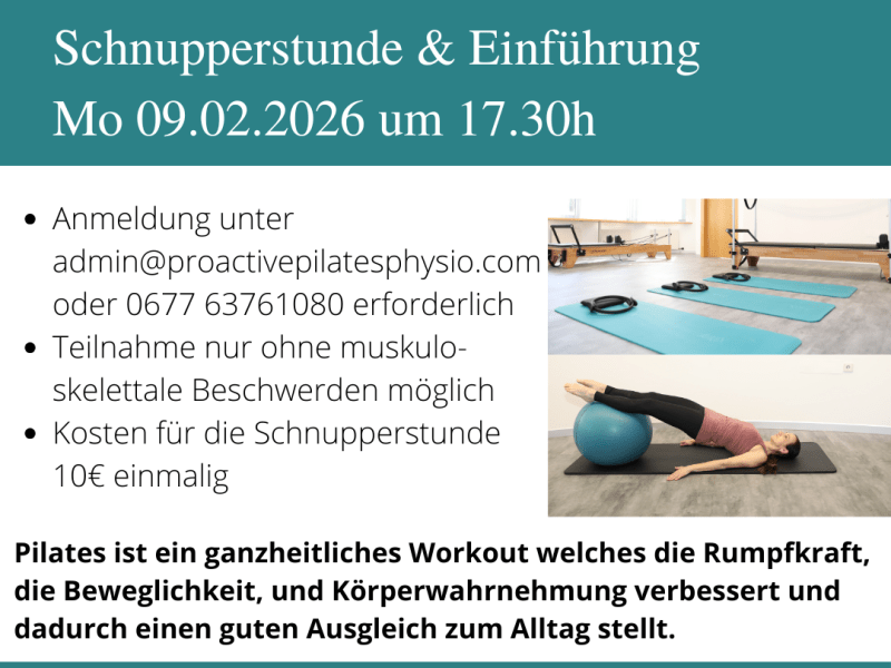 ProActive Schnuppertraining im Feb.&nbsp;2026