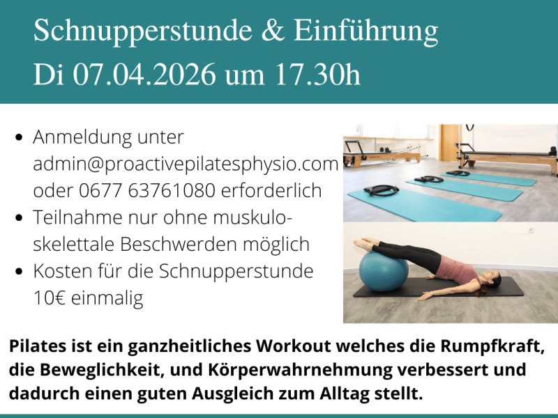 ProActive Schnuppertraining im April&nbsp;2026