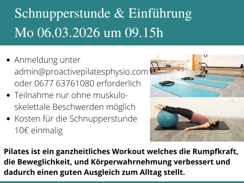 ProActive Schnuppertraining im März&nbsp;2026
