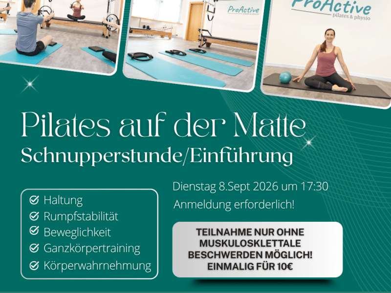 ProActive Schnuppertraining im September&nbsp;2026