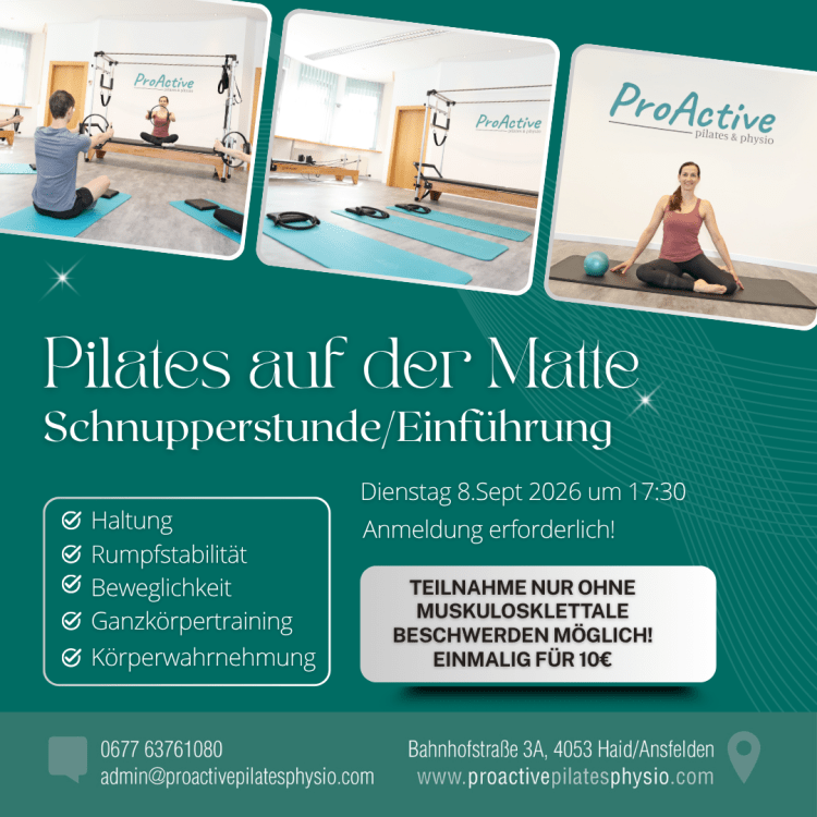 ProActive Schnuppertraining im September&nbsp;2026
